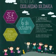 Cartel II Cena Benéfica de Escolaridad Solidaria ONG