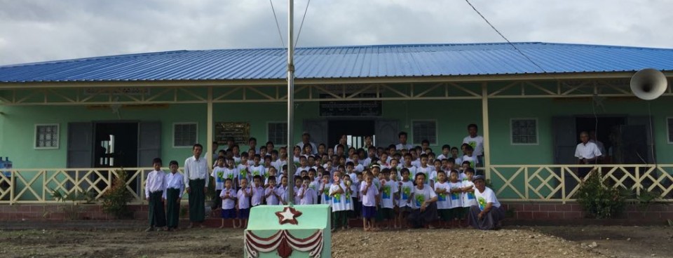 Inauguración oficial nueva escuela en Chunsu Pwint Phyu, 23-06-2017